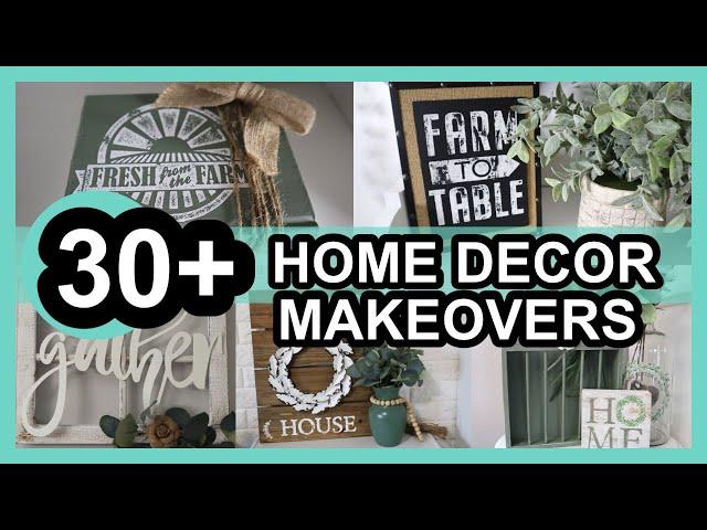 30+ THRIFT STORE MAKEOVERS | MAKE THRIFTING EASY WITH THESE QUICK AND CHEAP DIY HOME DECOR ITEMS!