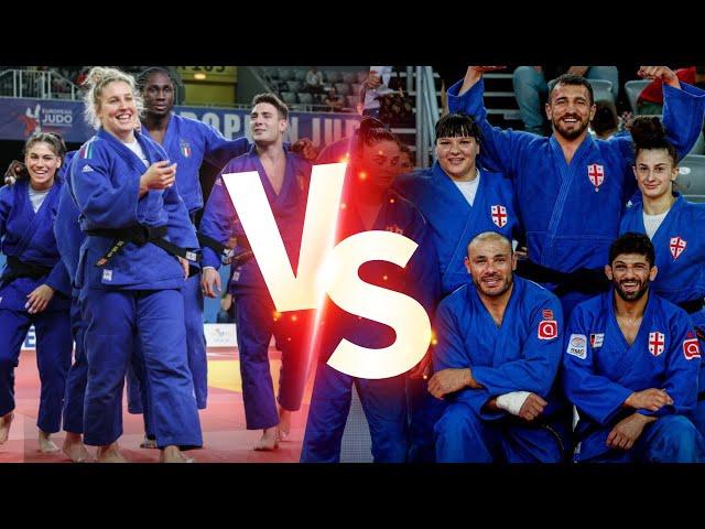 Geo vs ITA I Quarter Final I European Judo Championships Mixed Teams 2024