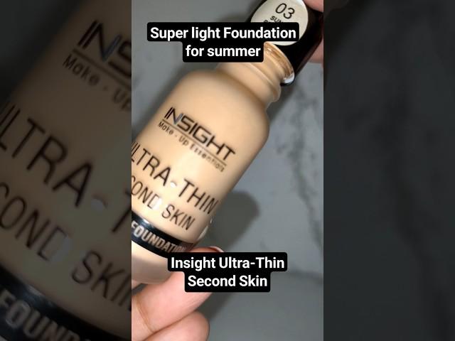 Insight Ultra-thin Second Skin Liquid Foundation Review