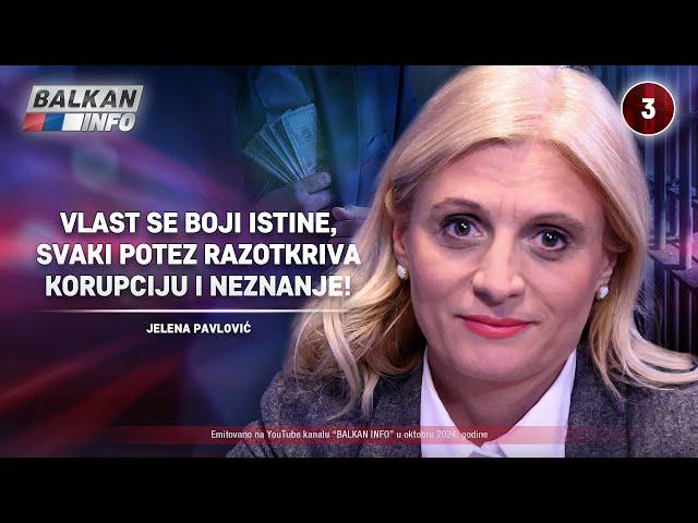 INTERVJU: Jelena Pavlović - Vlast se boji istine, sve razotkriva korupciju i neznanje! (21.10.2024)