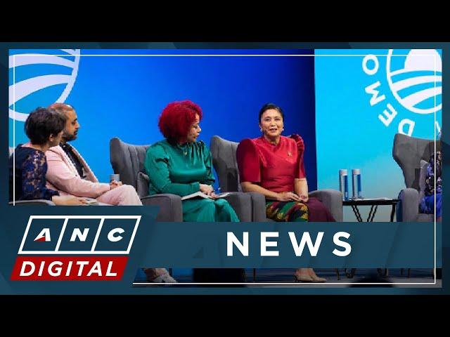 LOOK: Ex-VP Leni Robredo joins Obama's Democracy Forum | ANC