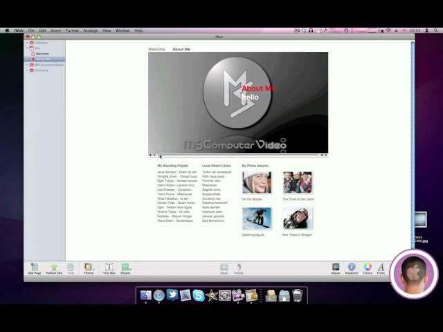 How To Create A Website In iWeb