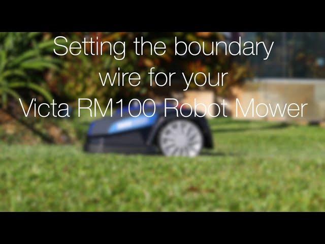 Victa Robot Mower - Installing the boundary wire
