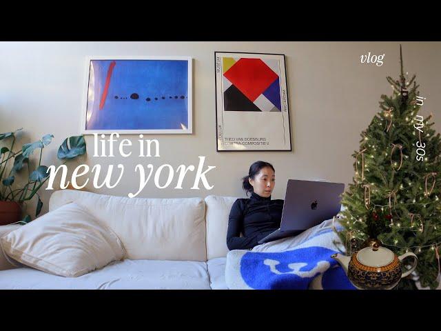 Week in my Life in NYC | busy 9-5 days, exploring the city, hosting friendsgiving at our loft