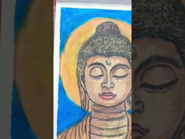 Gautam Buddha drawing full complete ️#vbshorts