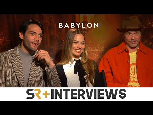 Brad Pitt, Margot Robbie & Diego Calva Interview: Babylon