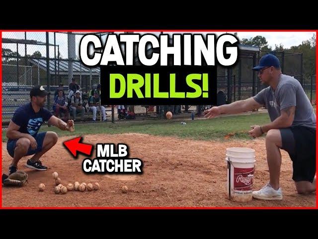 3 SIMPLE FRAMING DRILLS FOR CATCHERS...that even MLB catchers do!  [Baseball Catching Drills]