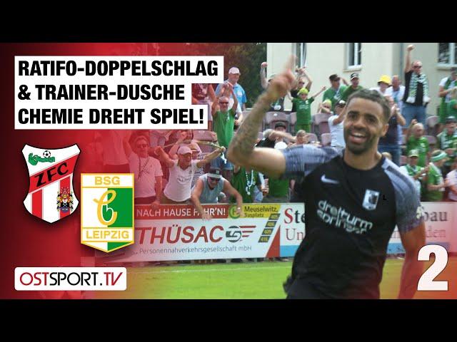 Ratifo-Doppelschlag & Trainer-Dusche! Chemie dreht Spiel: Meuselwitz - Chemie | Regionalliga Nordost