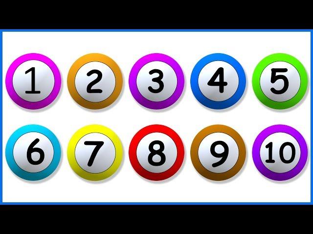 Learn Numbers From 1 To 10 | 123 Number Names | 1234 Numbers Song | 12345 Counting for Kids