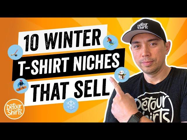 10 Winter T-Shirt Niches That Sell on Amazon..Some of the Best TShirt Niches for Print on Demand