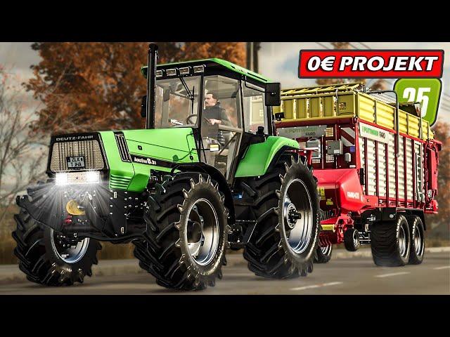 LS25 0€ Challenge: DER erste TRAKTOR und EQUIPMENT #07 | 0€ Projekt im Farming Simulator 25