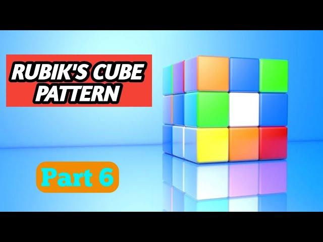 Cool Rubik's Cube Patterns || #shorts #youtubeshorts #trending