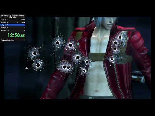 [OLD]DMC3 SE free style heaven or hell speedrun 49:29