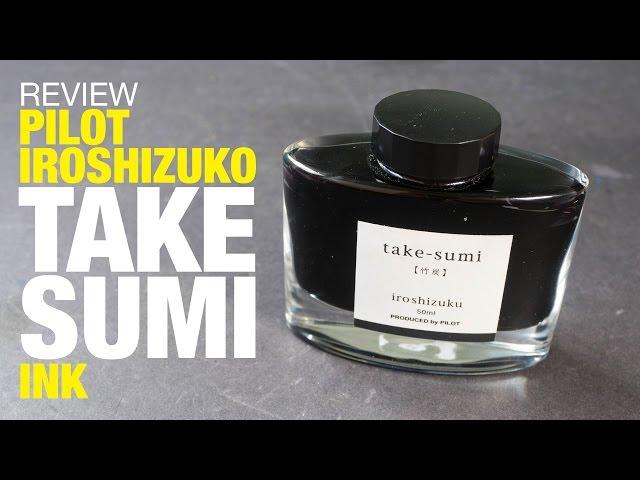 Ink Review: Take-Sumi (Pilot Iroshizuku series)
