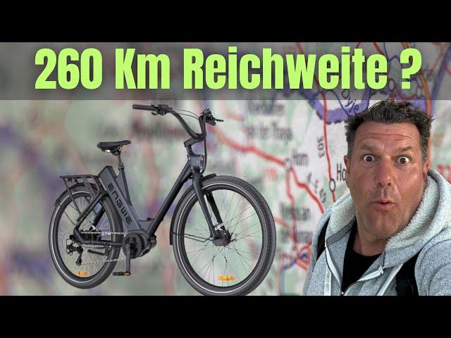 Unglaublich 260 Km Reichweite ? Das muss ich testen! Extrem Akku leer Fahren! Engwie P275 ST