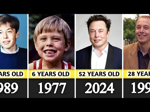 Elon Musk - Transformation From 1 to 52 Years Old