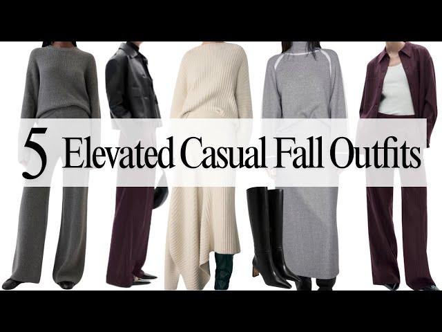 5 Fall Outfits for Every Day | 2024 Fall Fashion Trends | Women Over 40