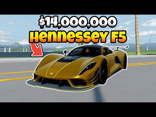 I Bought The $14,000,000 Hennessey Venom F5 Revolution Roadster In Driving Empire