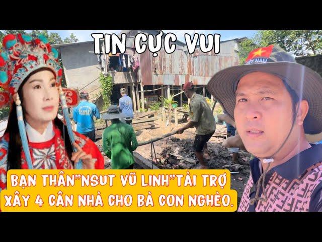 Bạn Thân”NSUT VŨ LINH”VK Mỹ”Anh Long”tài trợ cắt 4 căn nhà cho hoàn cảnh nghèo”xã Phú Thọ TN- ĐT.