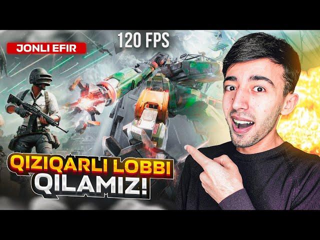 QIZIQARLI LOBBI QILAMIZ - 120 FPSda  PUBG MOBILE!!!