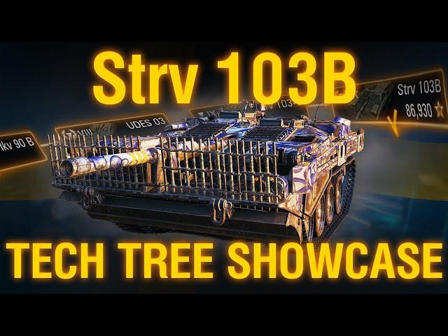 How to make it's armor work | Strv 103B Tech Tree Showcase