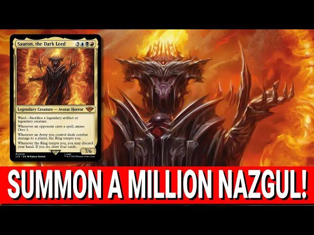 EDH/Commander Sauron, The Dark Lord Deck Tech Card by Card Wraith Tribal!