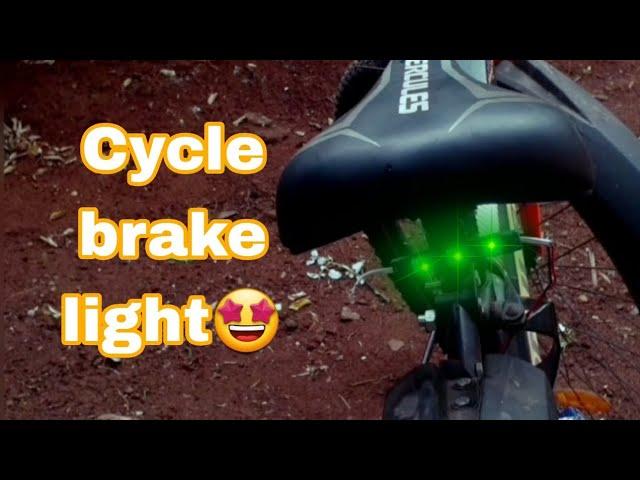 Simple cycle brake light‍....#shorts #diy #hack #lifehack