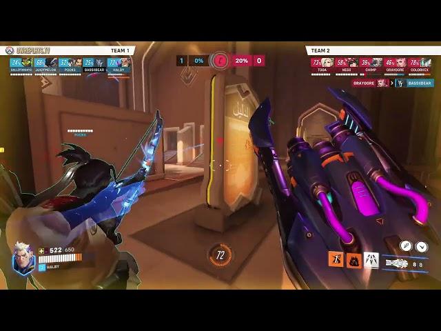 Hazard vs Zarya by HALBY — Overwatch 2 Replay 3M1HE0