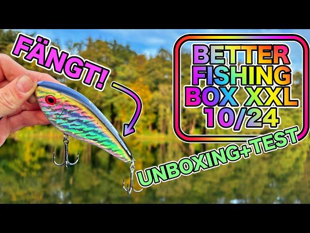 Ein etwas andere Unboxing! XXL BETTER FISHING BOX UNBOXING und Köder Testen!