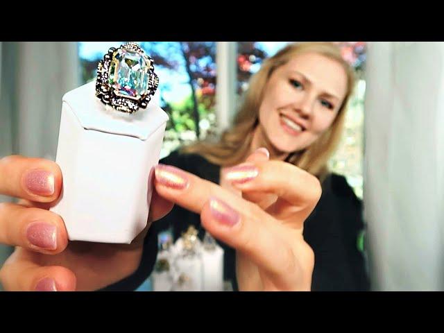 RINGS  ASMR Jewelry Shopping Channel • Soft Spoken • Sassy