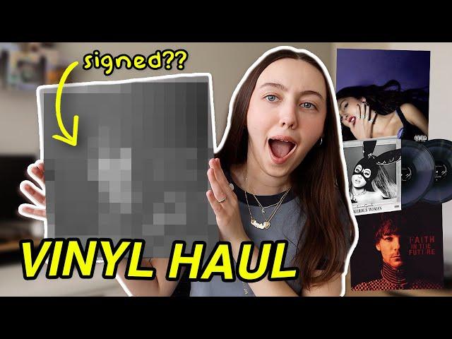 COLLECTIVE VINYL HAUL + UNBOXING! (olivia rodrigo, ariana grande, louis tomlinson, etc.)