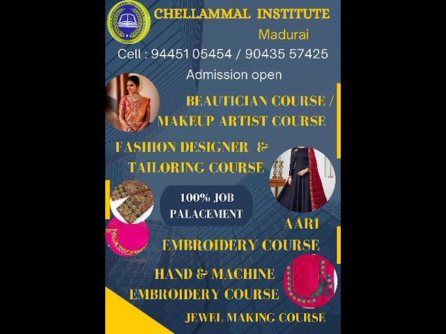 Beautician,Mehandi,Eyebrow,Fashion Designer,Hand embroidery,Machine embroidery,Aari Class-9445105454