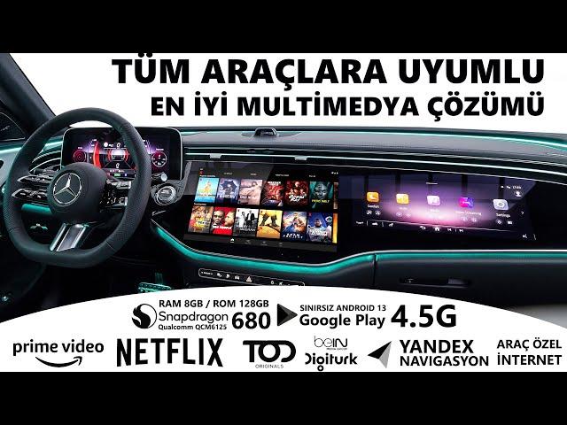 Tüm Araçlarla Uyumlu En Hızlı Androix BOX Snapdragon 680 MMB MAX 5.0