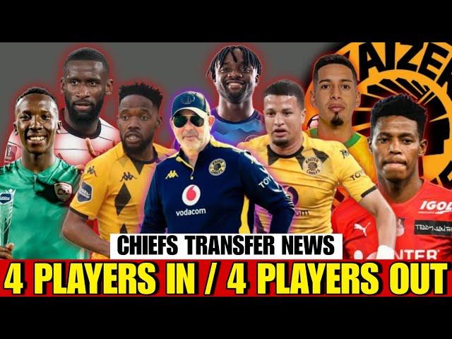 Kaizer Chiefs New Three Signings And Four Players Released (BREAKING NEWS)