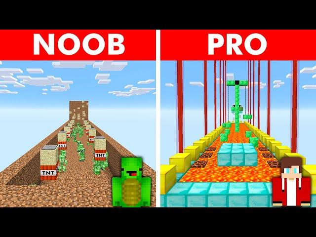 Minecraft NOOB vs PRO: PARKOUR  BUILD CHALLENGE