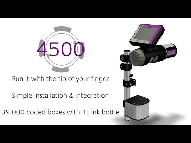 4500 large character valve jet coder | Markem-Imaje