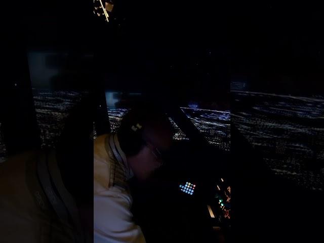 DIY A320 Cockpit   Approach   Night Flight Tokyo to Osaka