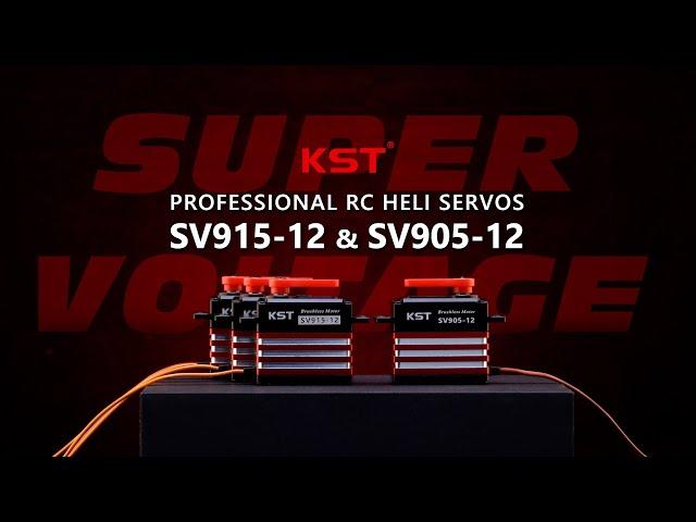 KST SV915-12 & SV905-12 HV Brushless Metal Gear Servo