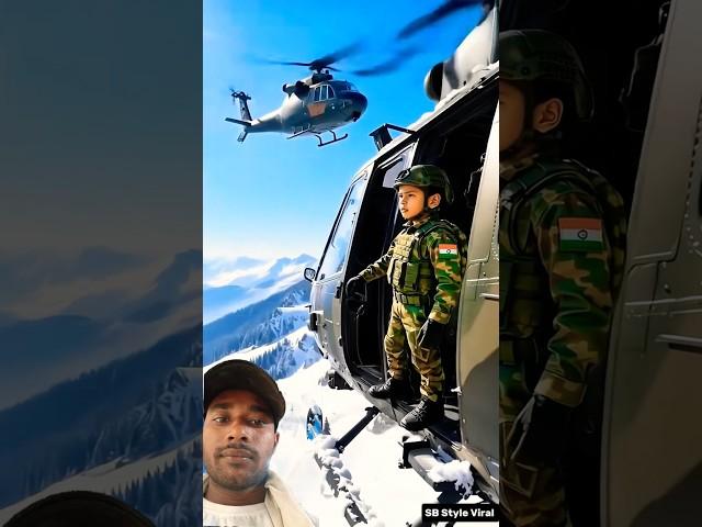 Army baby saved Passenger Train in frozen valley  #ai​ #army​ #ai​ #baby​ #shortvideo​ #story​