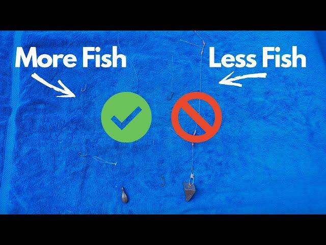 How to Tie Bottom Rig - Catch More Fish and Save $ (Beach Fishing Rig)