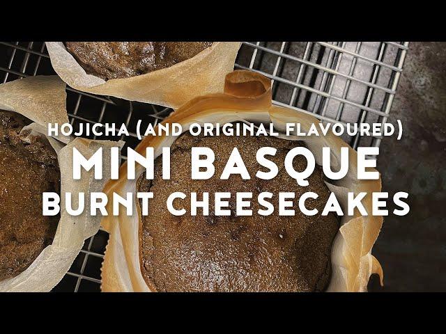 IG Live Mini Hojicha Basque Cheesecake Bake Along