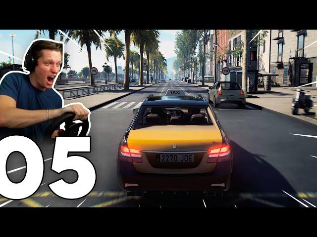 Taxi Life: A City Driving Simulator - Part 5 - ROAD RAGE in the Mercedes AMG