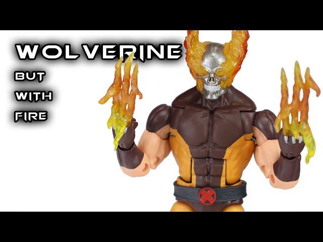 Marvel Legends WEAPON OF VENGEANCE Wolverine Ghost Rider Action Figure Review