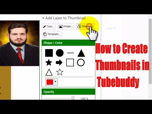 how to create thumbnail in Tubebuddy in hindi urdu