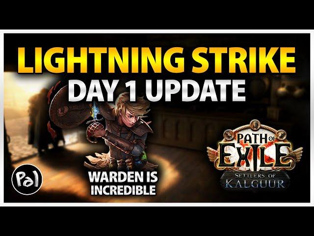 Lightning Strike Warden Day 1 Update + F.A.Q | Tinctures GOOD, Shock Node Meh