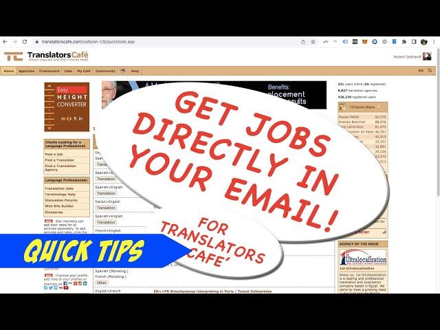 How to Set Job Alerts on #TranslatorsCafe