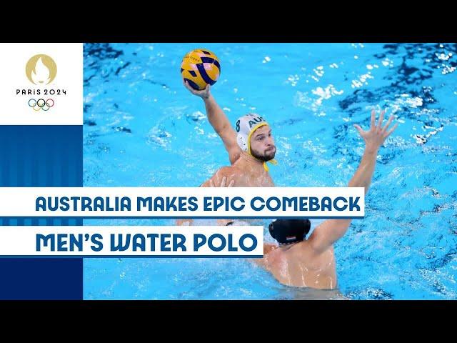 Australia  Makes Epic Comeback Men’s Water Polo  | Paris 2024 Highlights