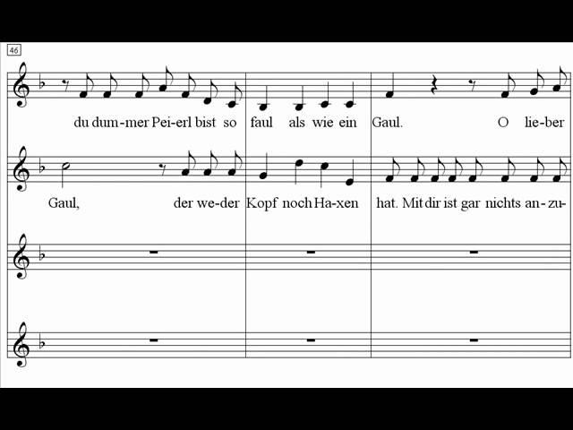 Mozart - O du eselhafter Peierl - Chorus Viennensis