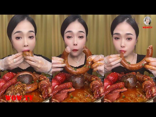 【SubEng_ EATING SHOW_WOWTV】대창 동파육 새우 족발 중국 먹방 。CHINESE FOOD_Xiaoxuan。N03#23092022-0