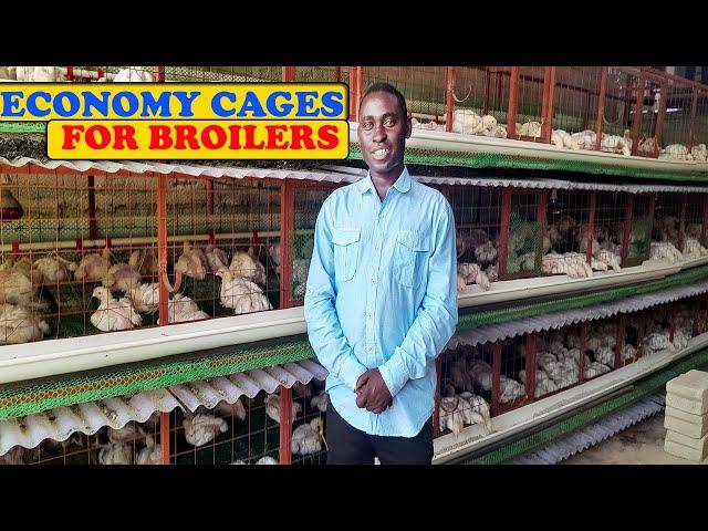 UFUGAJI WA KUKU WA NYAMA WA KISASA-BROILER KWA KUTUMIA ECONOMY CHICKEN CAGES /LOCAL CAGES